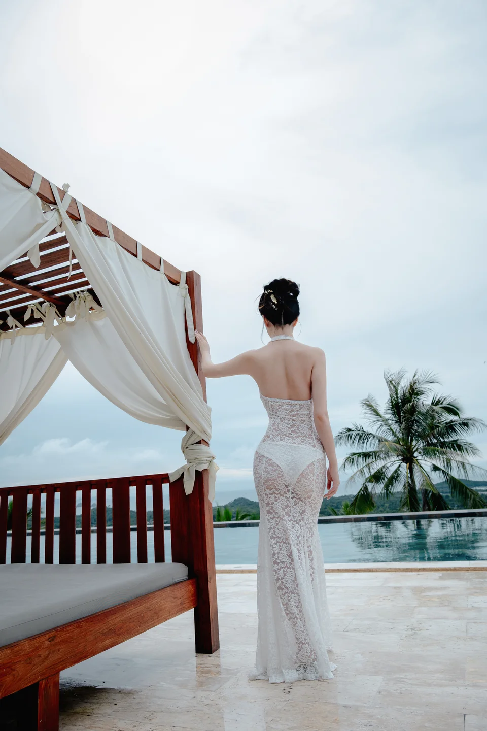 年年 - 白色连衣裙 [73P-314MB] tg@simisebaisi 【丝足阁】001.webp